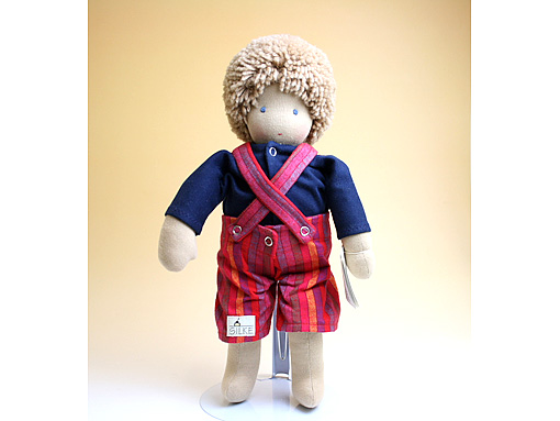 木のおもちゃ カルテット / ジルケ人形(小)男の子|ケーセン社(ドイツ)