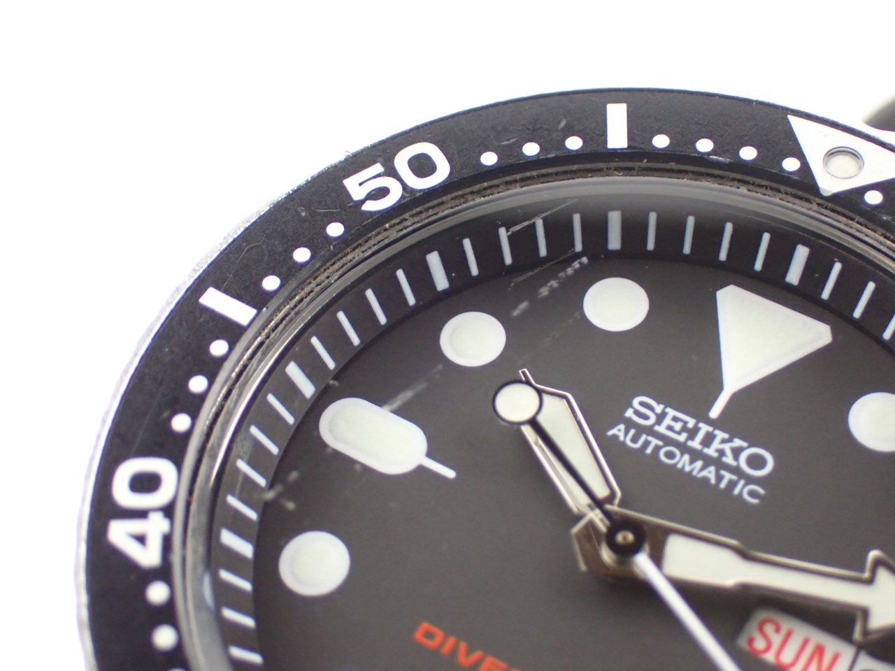 セイコー ダイバーズ200 ブラックボーイデイデイト SKX007(7S26-0020