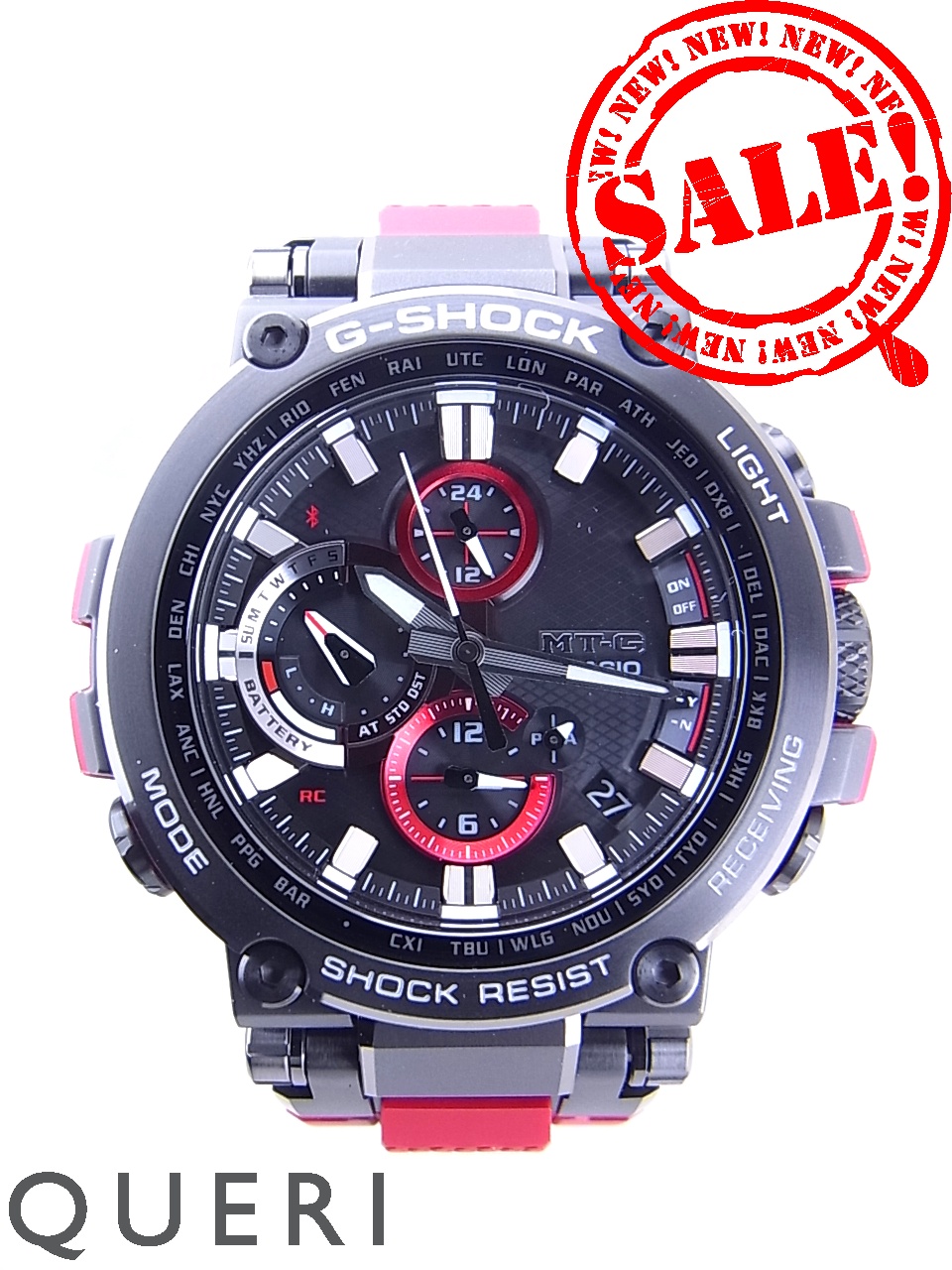 カシオ Gショック MTGシリーズ 赤ベルトMTG-B1000B-1A4JFを最安値価格