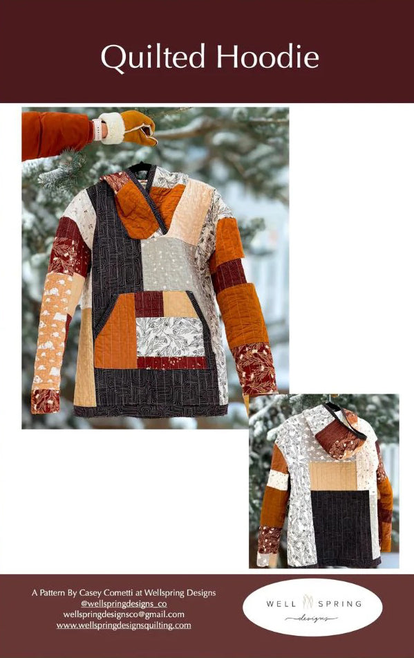 Dancing Daisies Quilted Hoodie Pattern by Casey Cometti – Quilt in