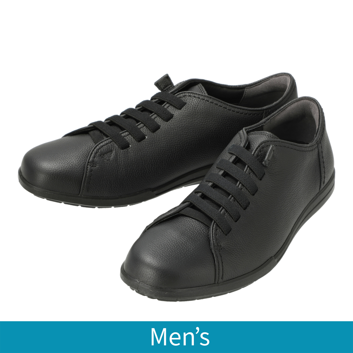 アキレス・ソルボ 3E 牛革ゴム紐スリッポン メンズシューズ アキレス