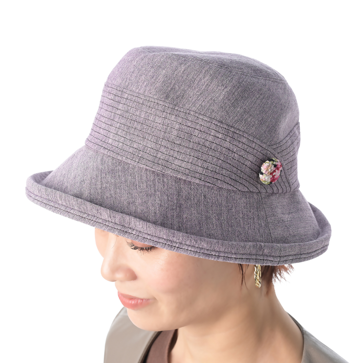 レイクアルスター シェニール織クルミフクレツバハット Lake Alster