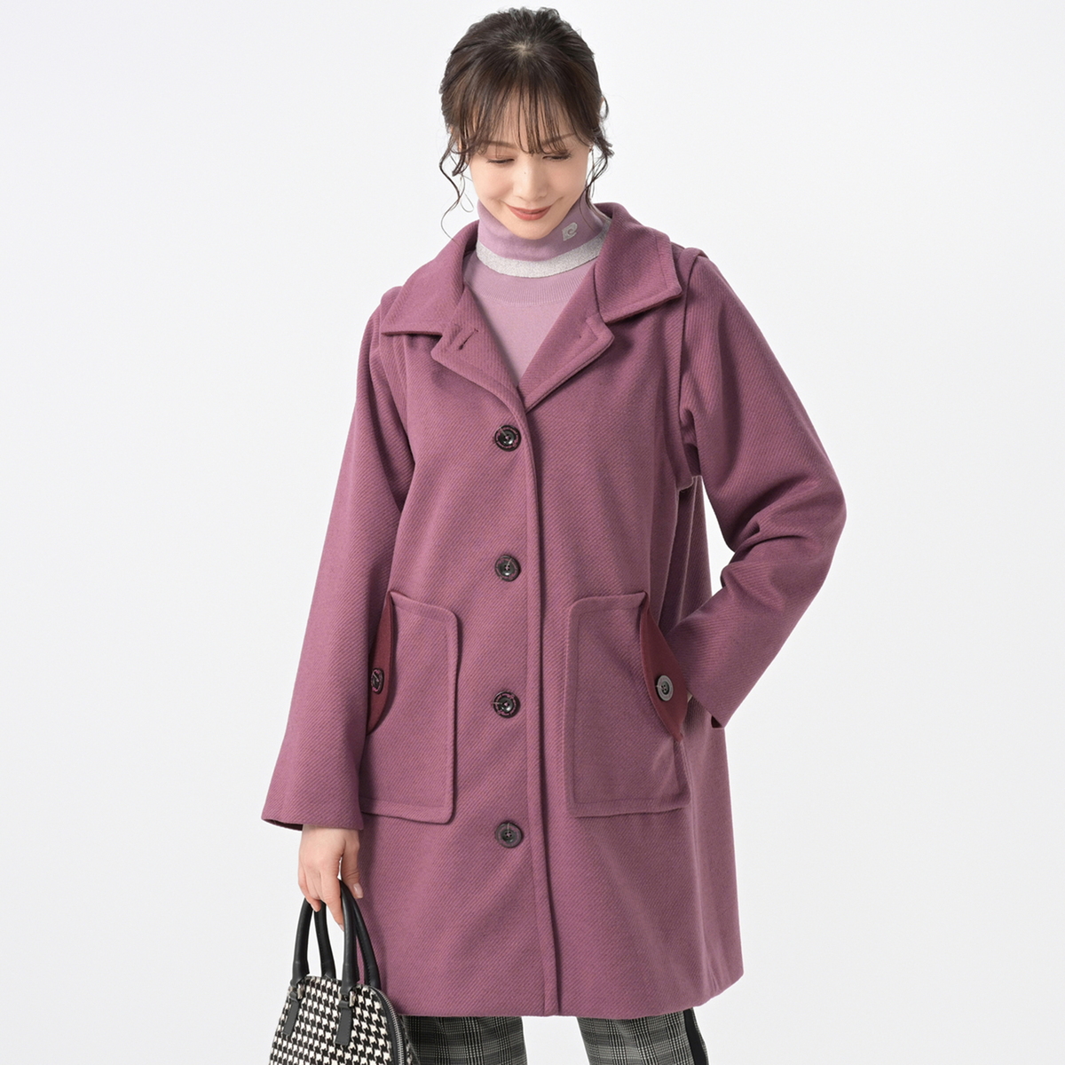 ピエールカルダン 2カラーマント ピエール・カルダン（pierre cardin