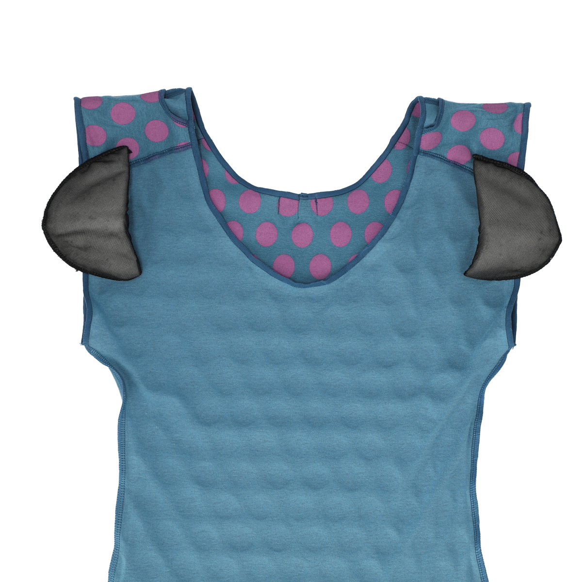 KawaiOkada 水玉プリント肩パットインナー カワイオカダ（KAWAI OKADA