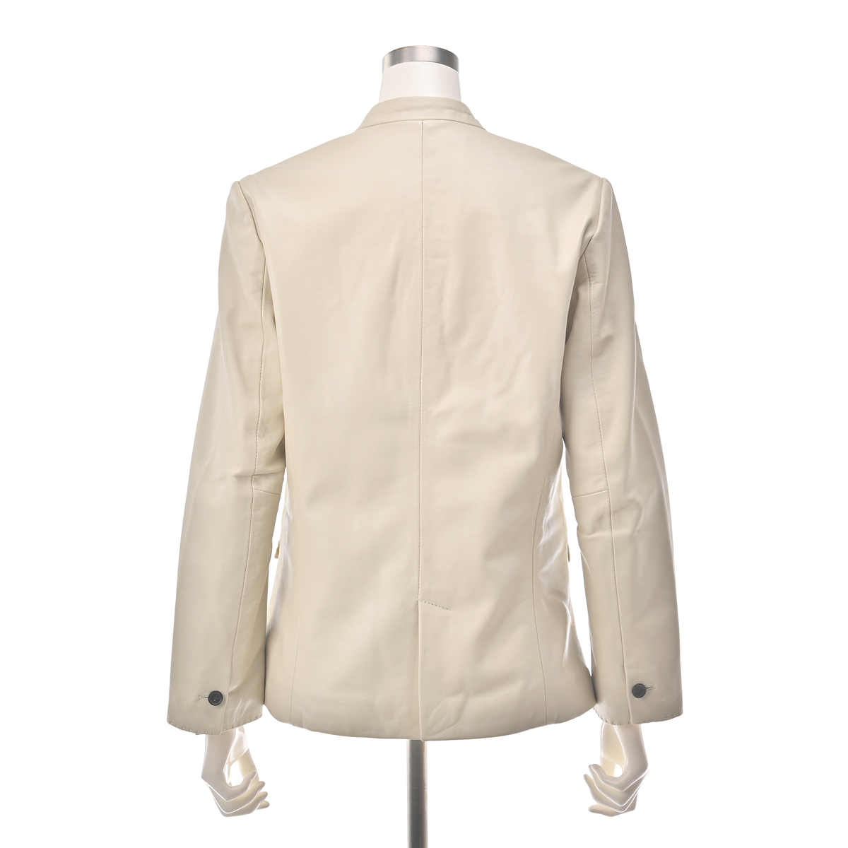 LEATHER Edition シープレザーノーカラージャケット LEATHER Edition