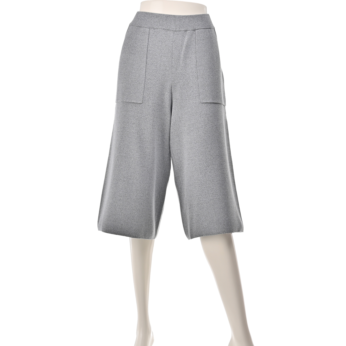 Anne Coquine コアスパンヤーンニットガウチョパンツ アンコキーヌ