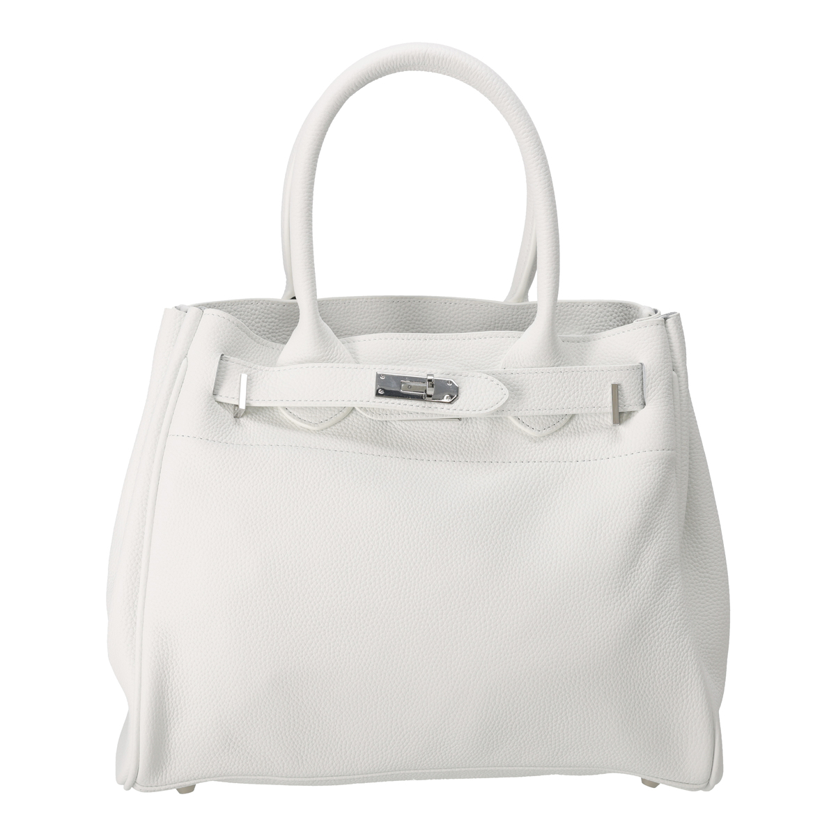 Anne Coquine クロア付きシュリンクレザートートバッグ アンコキーヌ