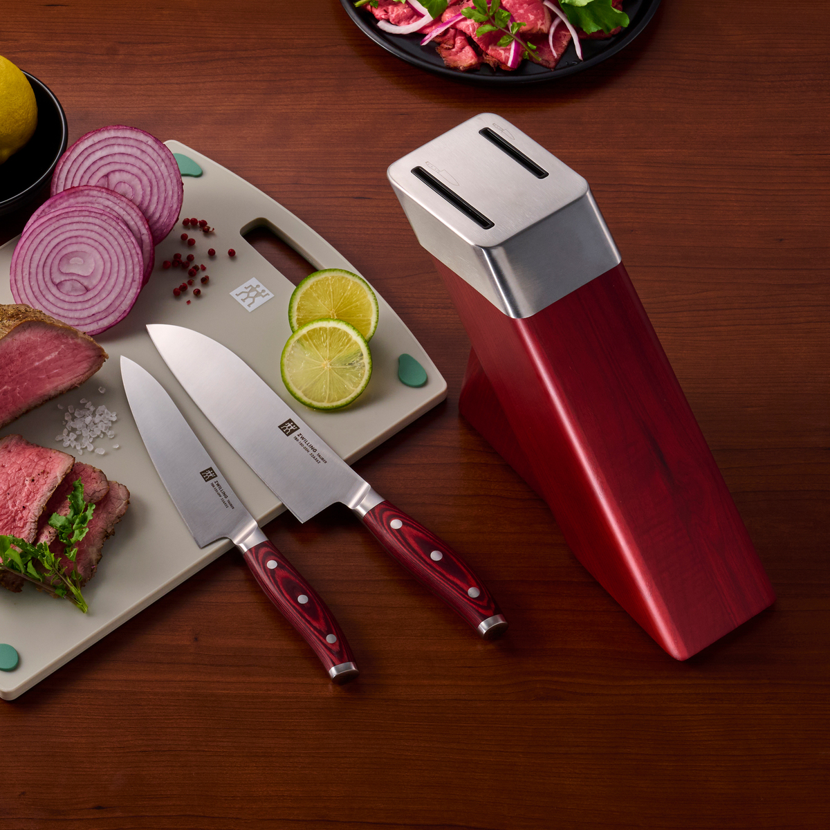 ツヴィリング タウバー セルフシャープニングナイフブロックセット