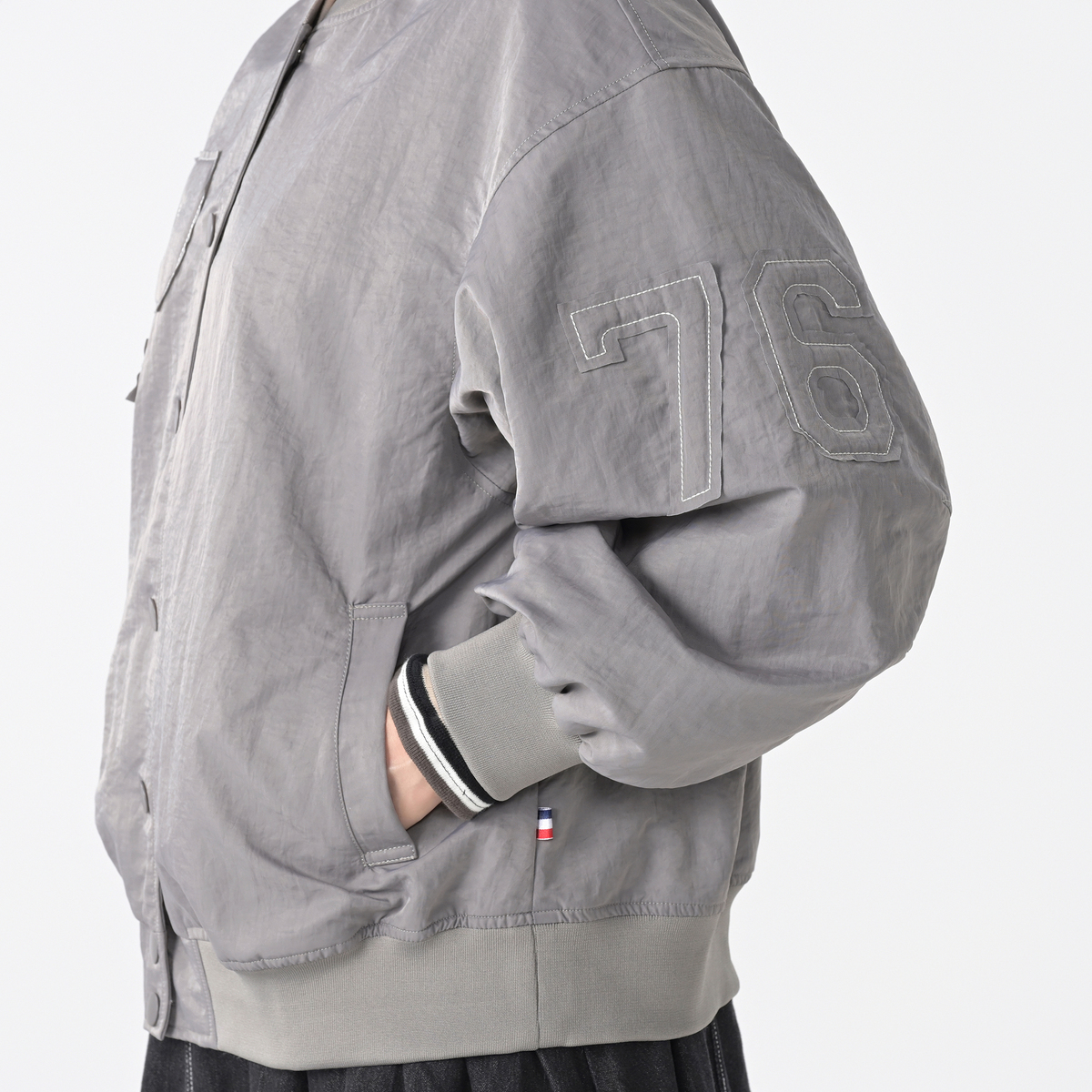 PERSONS ぷっくりロゴライトスタジャン パーソンズ（PERSONS） - QVC.jp