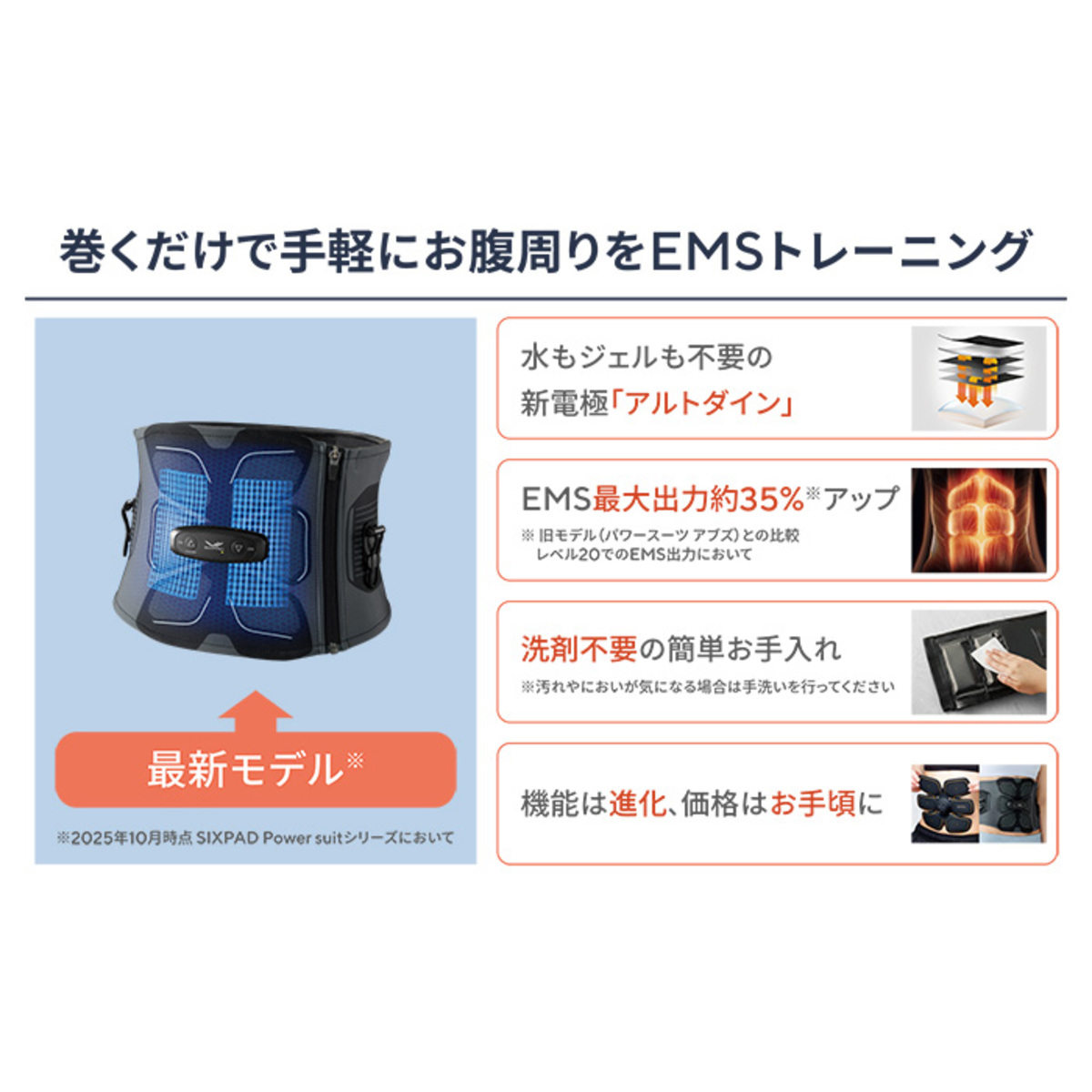 SIXPAD Abs2[シックスパッド アブズ2] シックスパッド（SIXPAD） - QVC.jp