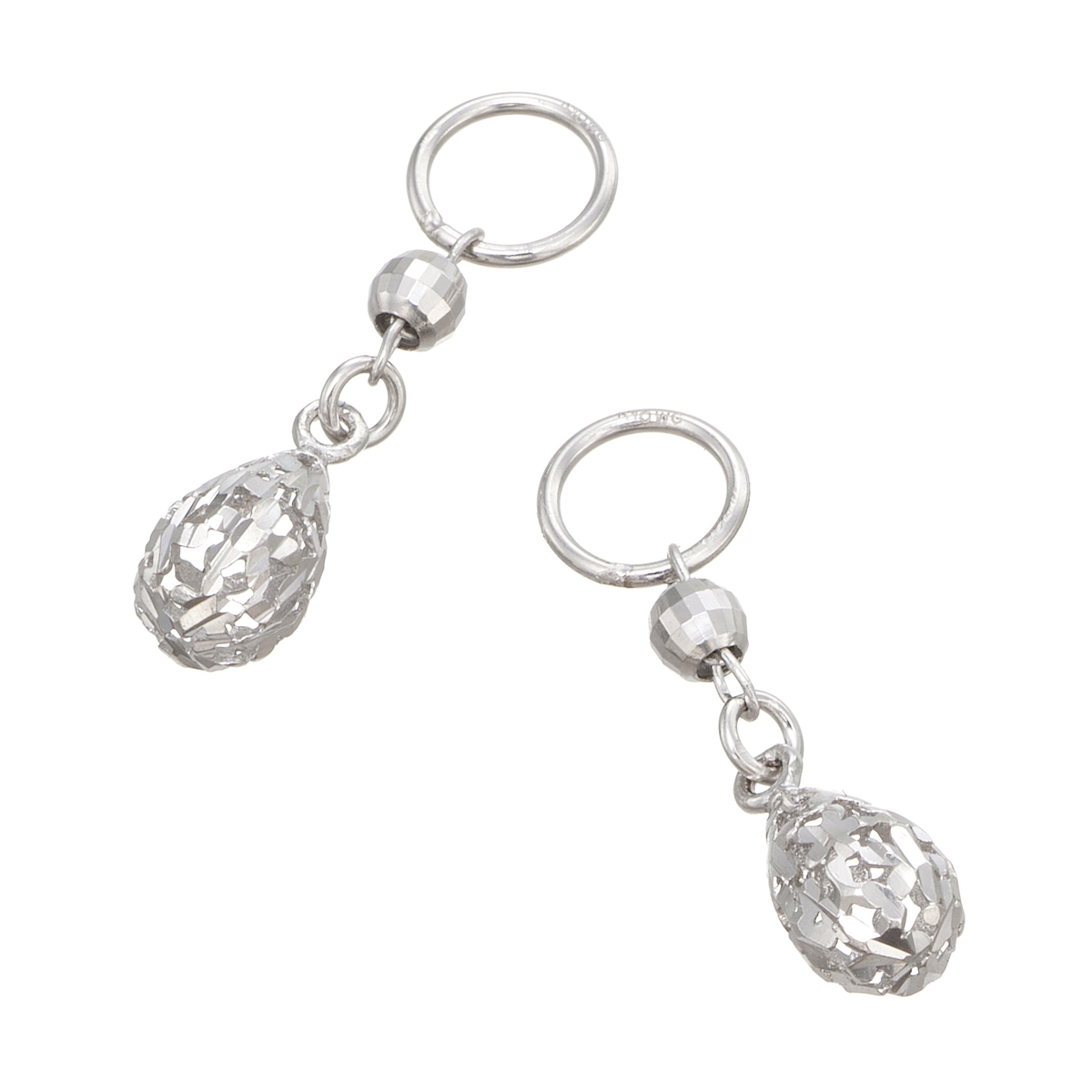 10K ドロップ ピアリングチャーム ピアリング - QVC.jp