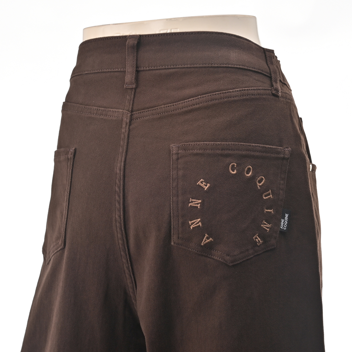 AnneCoquine選べる股下裏起毛ツイルカ-ヴィーパンツ アンコキーヌ