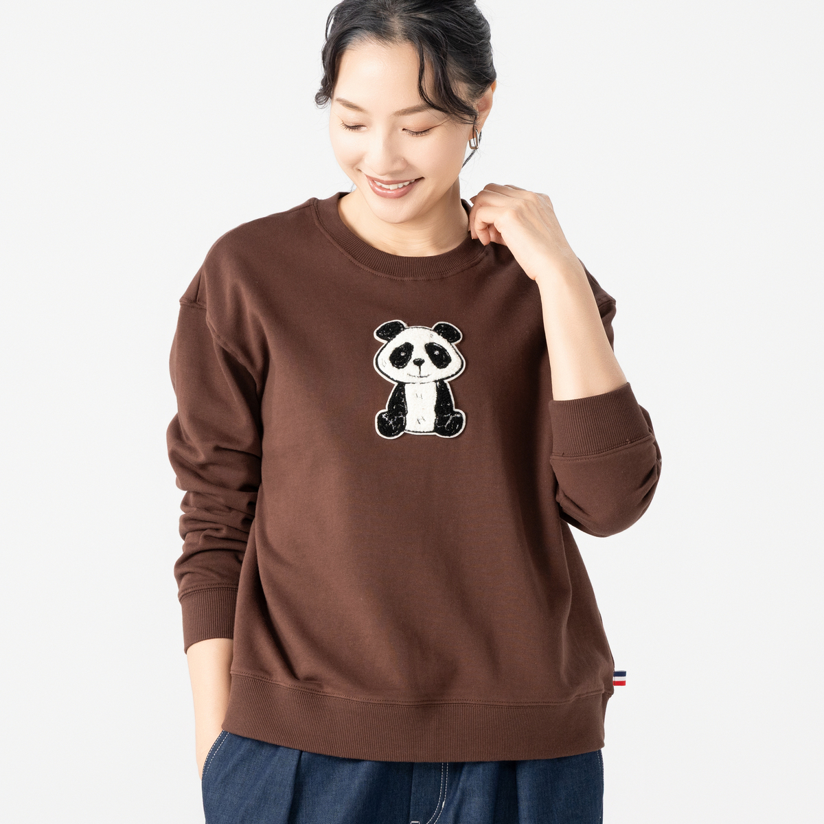 PERSONS パンダさがらワッペンスウェット パーソンズ（PERSONS） - QVC.jp