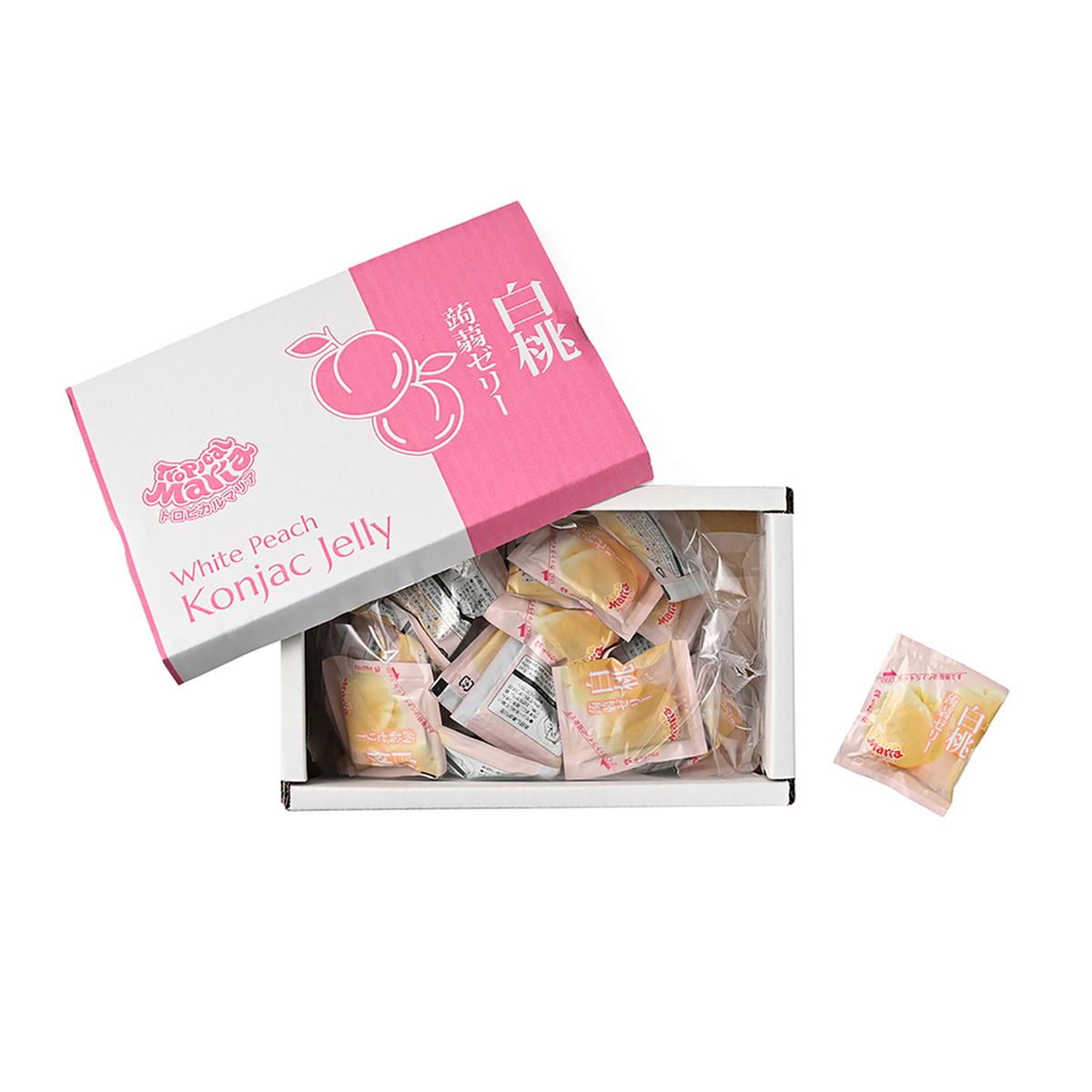 国産果汁を使ったこんにゃくゼリー選べる3個 トロピカルマリア