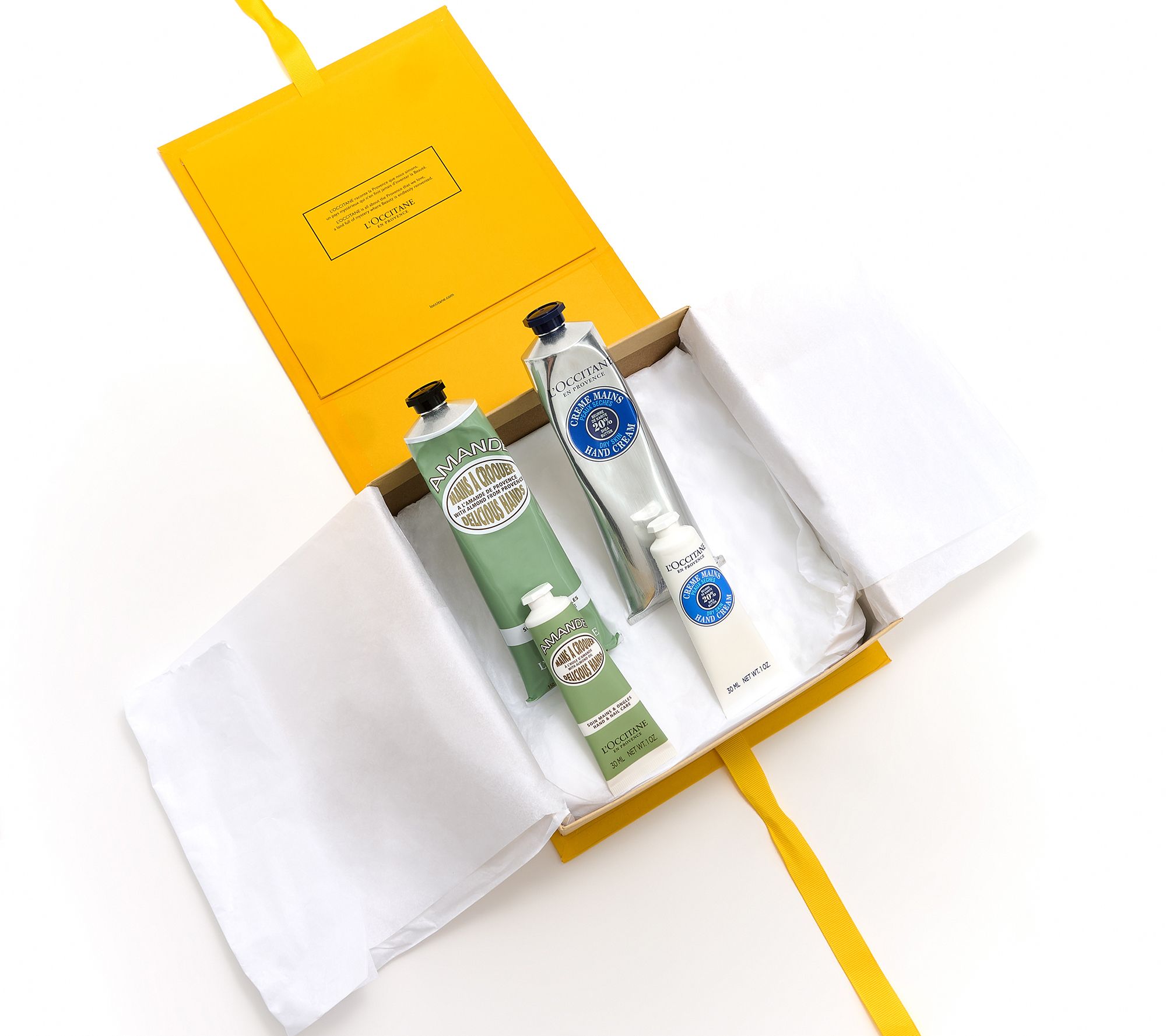L'Occitane 4-Piece Ultimate Hand Cream Gift Set - QVC.com