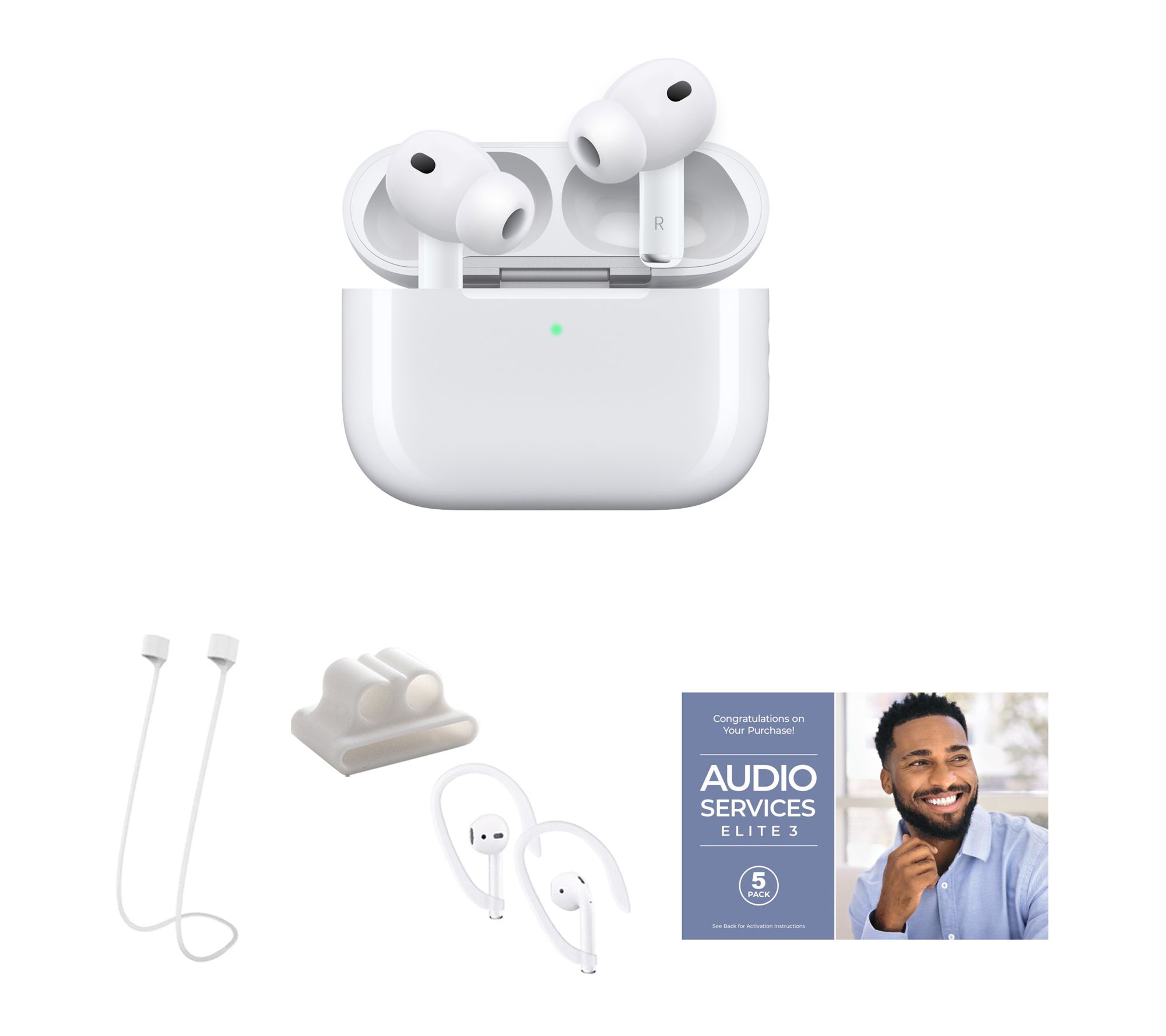 Apple AirPod Pro 3 with Software Suite and Accessories - QVC.com