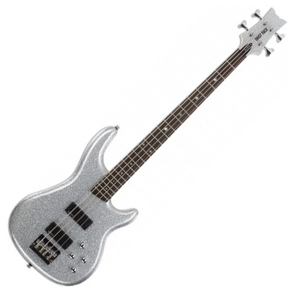 DISC Daisy Rock Rock Candy Bass Guitar, Diamond Sparkle at Gear4music