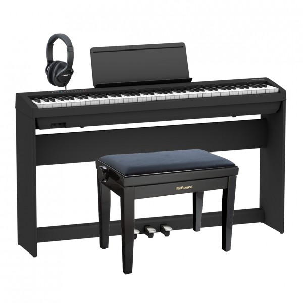 Roland FP-30X Home Piano Premium Bundle, Black at Gear4music