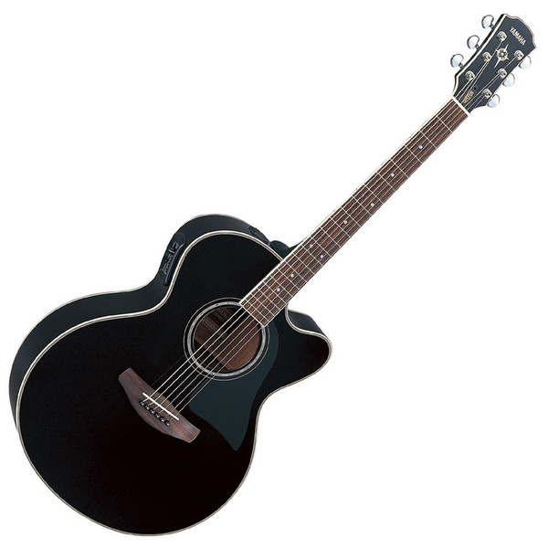 DISCONTINUED Yamaha CPX700 Electro Acoustic Guitar, Black at