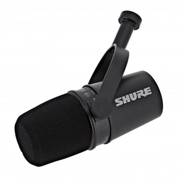 Shure MV7 USB/XLR Podcast Microphone, Black | Gear4music