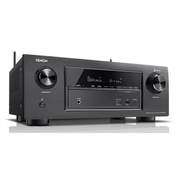 Denon AVR-X2400H Black 7.2 Channel AV Receiver with HEOS Music