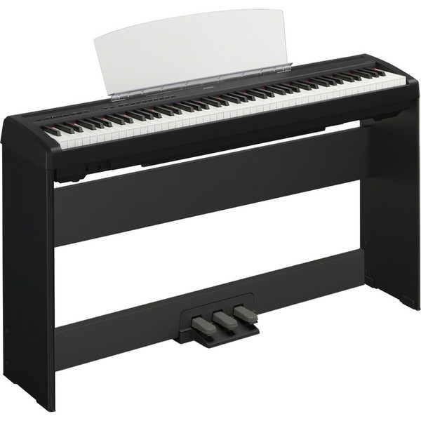 DISC Yamaha P-95 Digital Piano + Stand & Pedal Board, Black at