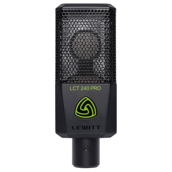 Lewitt LCT 240 PRO Large-Diaphragm Condenser Microphone, Black at