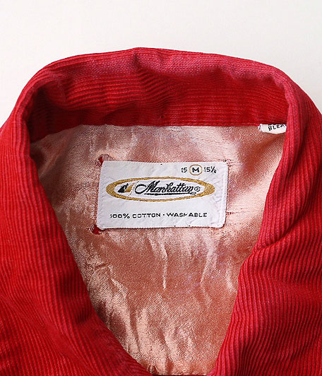 60's Manhattan ビンテージオープンカラーコーデュロイシャツ - Fresh