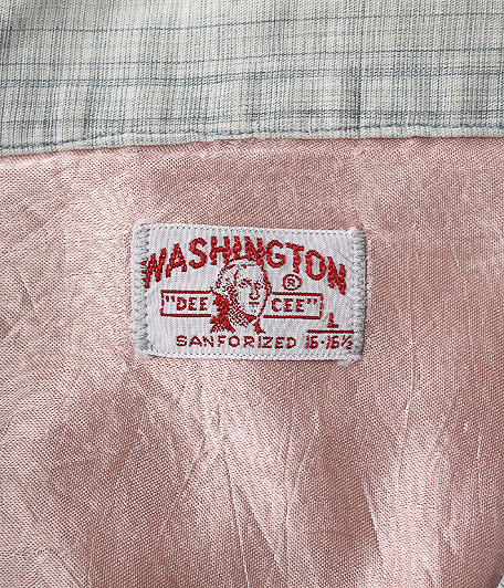 50's Washington Dee Cee ビンテージオープンカラーボックスシャツ