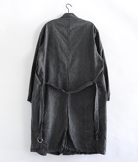 VETRA ビンテージブラックシャンブレーフレンチワークコート - Fresh