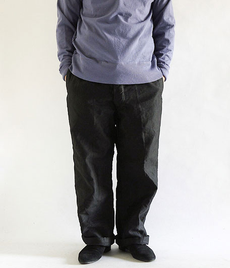40's ビンテージブラックモールスキンフレンチワークパンツ - Fresh