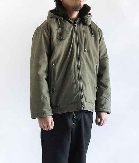 フランス軍デッキジャケット [OLIVE / Dead Stock] - Fresh Service