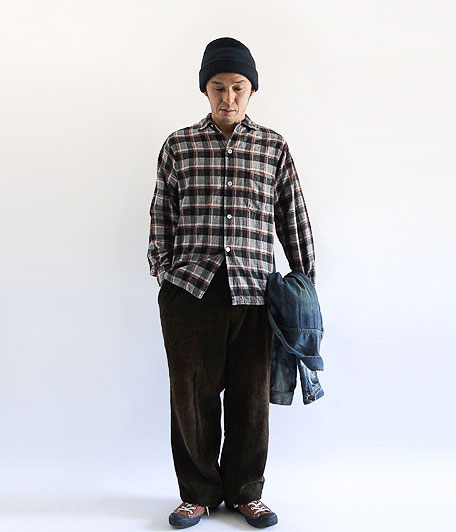 50's Hampton ビンテージプリントネルシャツ - Fresh Service