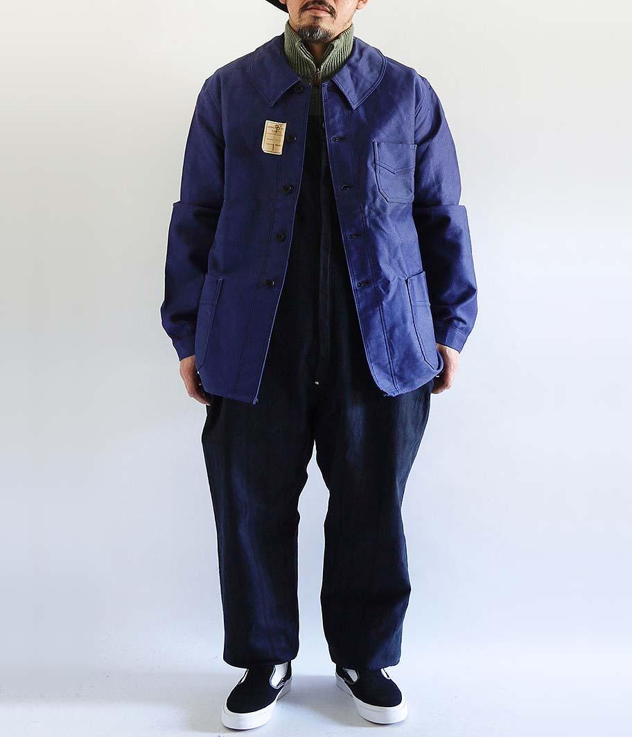 40's モールスキンフレンチワークジャケット [Dead Stock] - Fresh