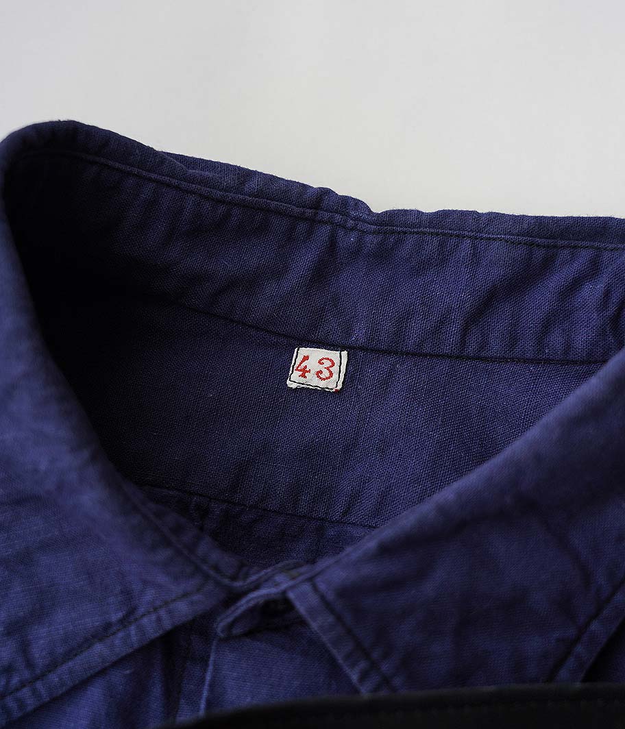 フランス軍 コットンリネンプルオーバーシャツ - Fresh Service