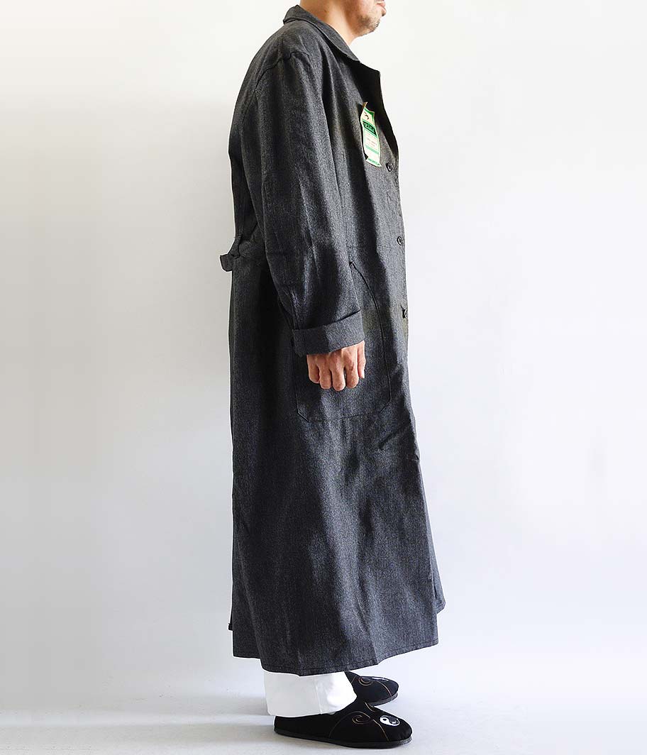 ブラックシャンブレーフレンチワークコート［Dead Stock］ - Fresh