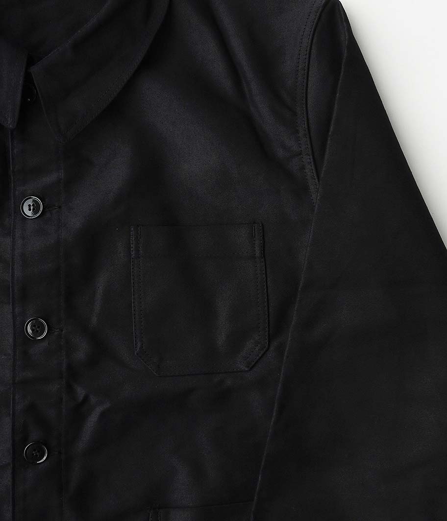 BEAU-FORT ブラックモールスキンフレンチワークジャケット［Dead Stock