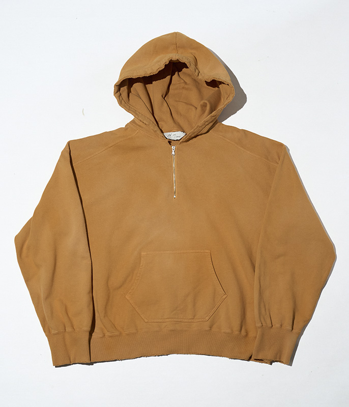 ANCELLM HALF ZIP HOODIE [YELLOW] - Fresh Service NECESSARY or