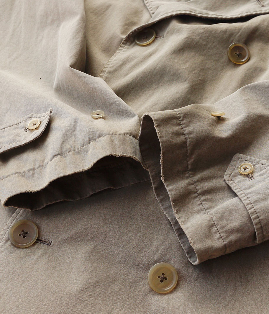 A.PRESSE Vintage Trench Coat [ECRU] - Fresh Service NECESSARY or