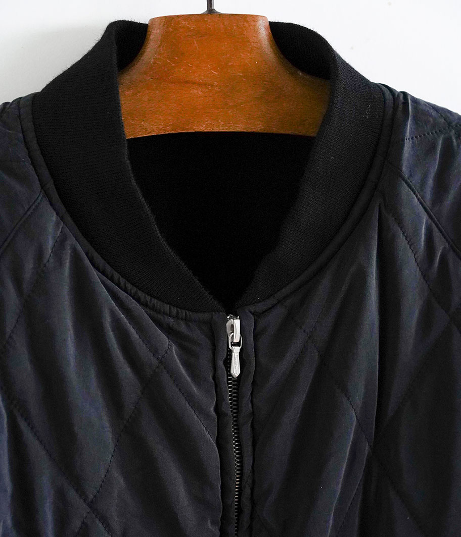 A.PRESSE VINTAGE US NAVY SOUVENIR VELOUR JACKET [BLACK] - Fresh