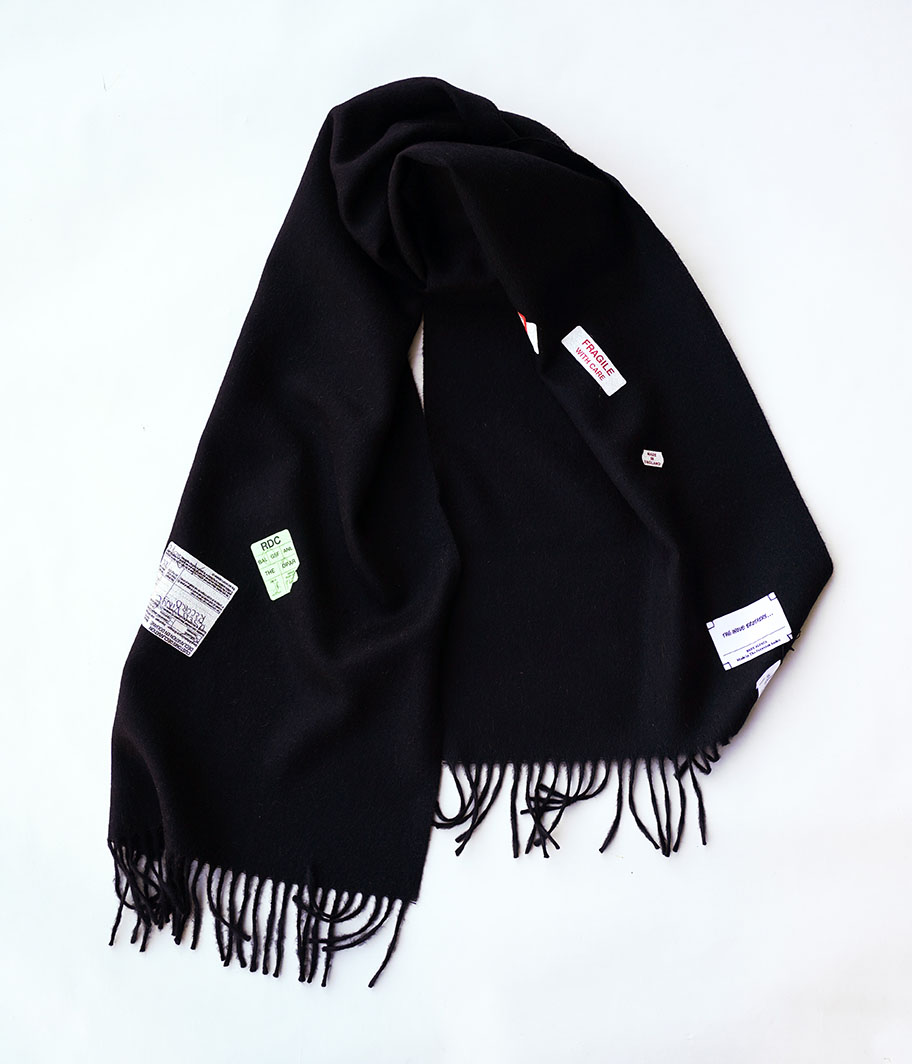 BAL / INOUE BROTHERS BRUSHED SCARF [BLACK] - Fresh Service