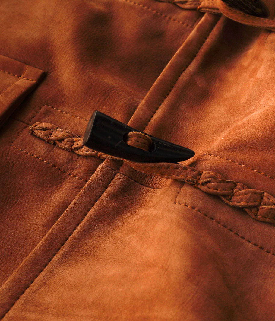 CCU 'ARIO' DUFFLE COAT [COW NUBUCK / CAMEL] - Fresh Service