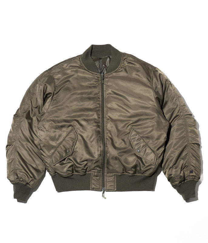 DAIWA PIER 39 TECH REVERSIBLE MA-1 INNER DOWN JACKET [BROWNKHAKI