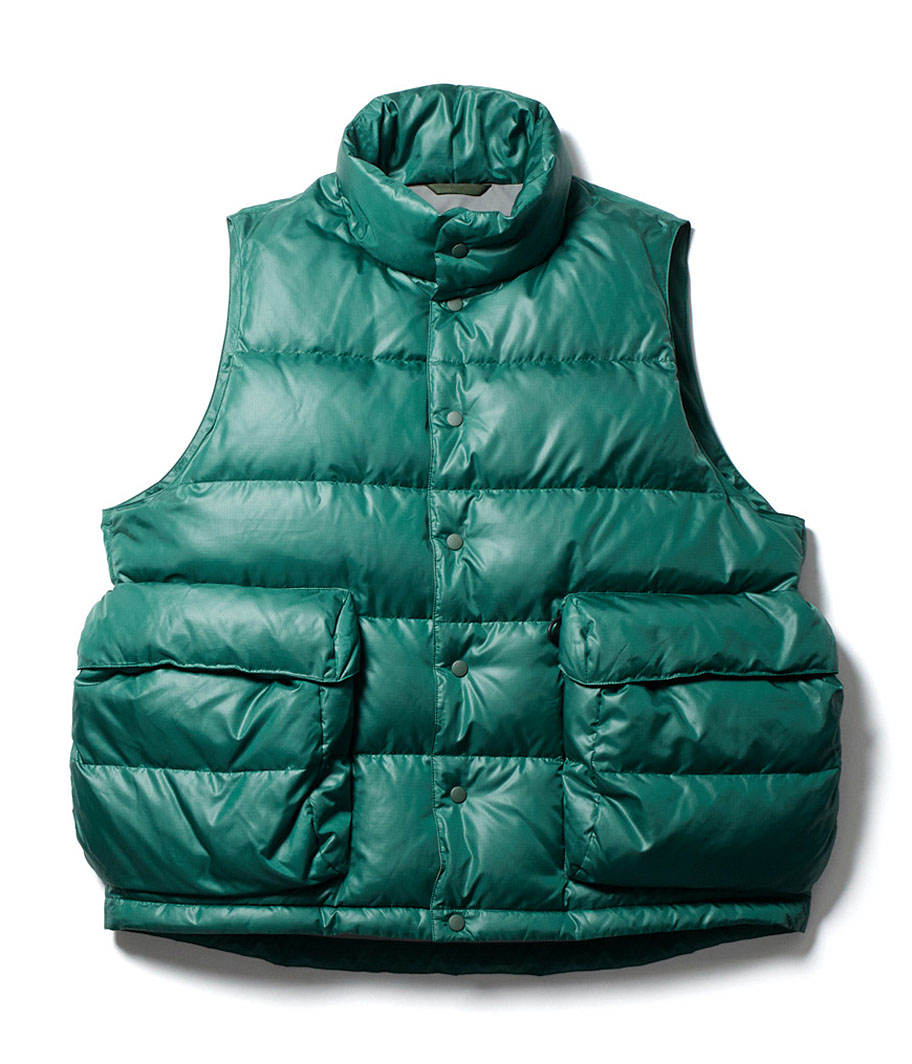 DAIWA PIER 39 TECH BACK PACKER DOWN VEST [FOREST GREEN] - Fresh