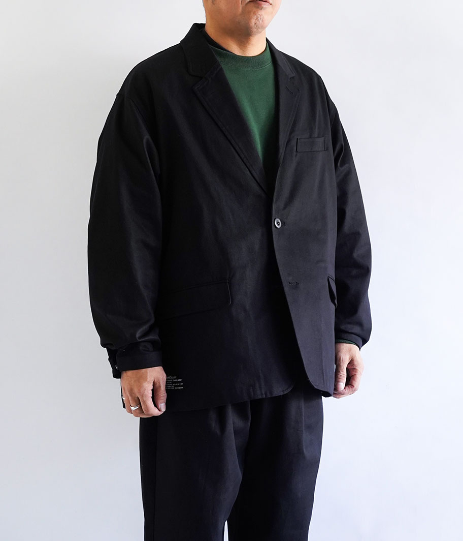 Fresh Service CORPORATE CHINO JACKET [BLACK] - Fresh Service