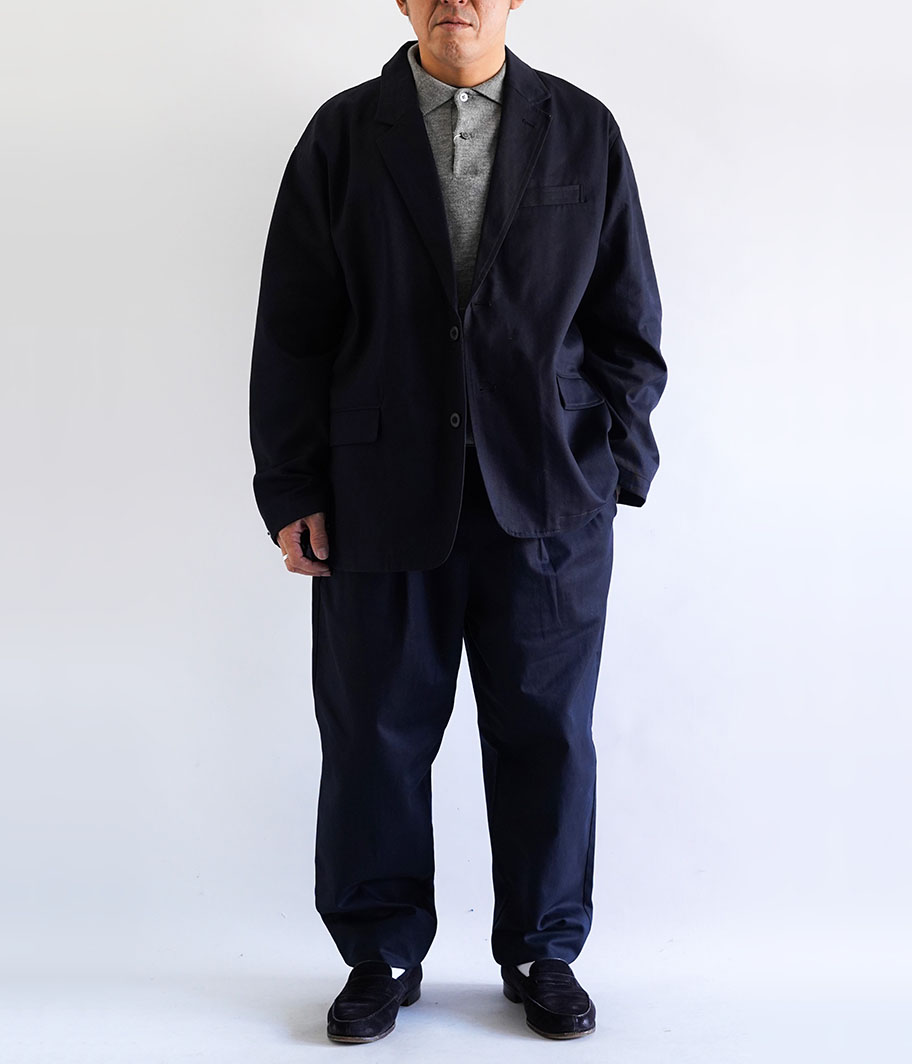 Fresh Service CORPORATE CHINO JACKET [NAVY] - Fresh Service