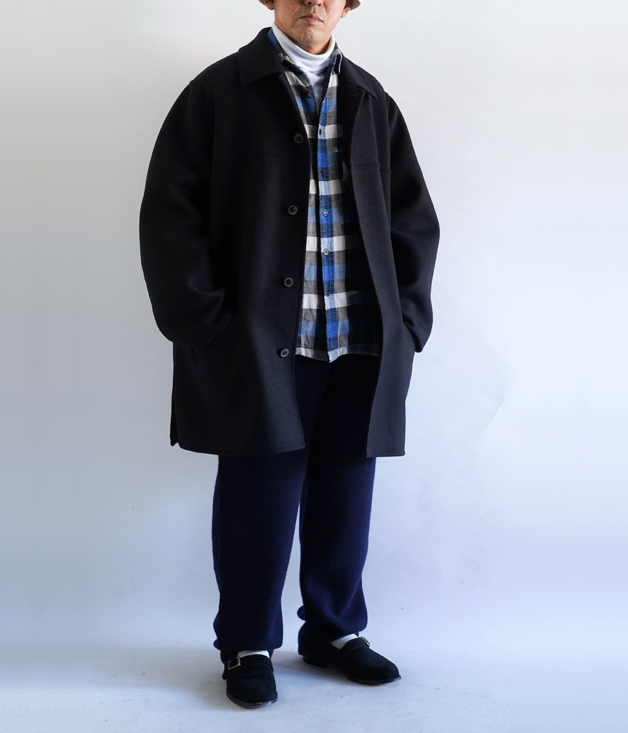 HERILL Blacksheep Car Coat [Black navy] - Fresh Service NECESSARY