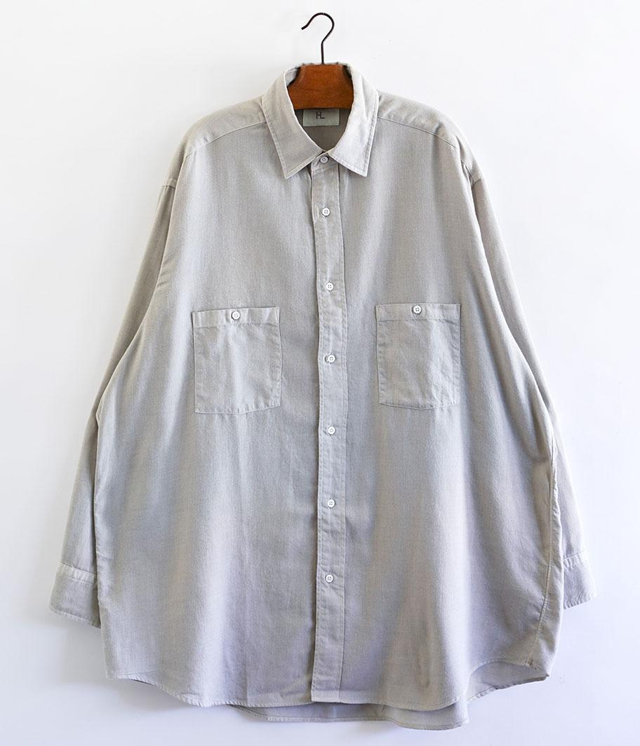 HERILL Cotton Cashmere Brush Work Shirts [GREIGE] - Fresh Service