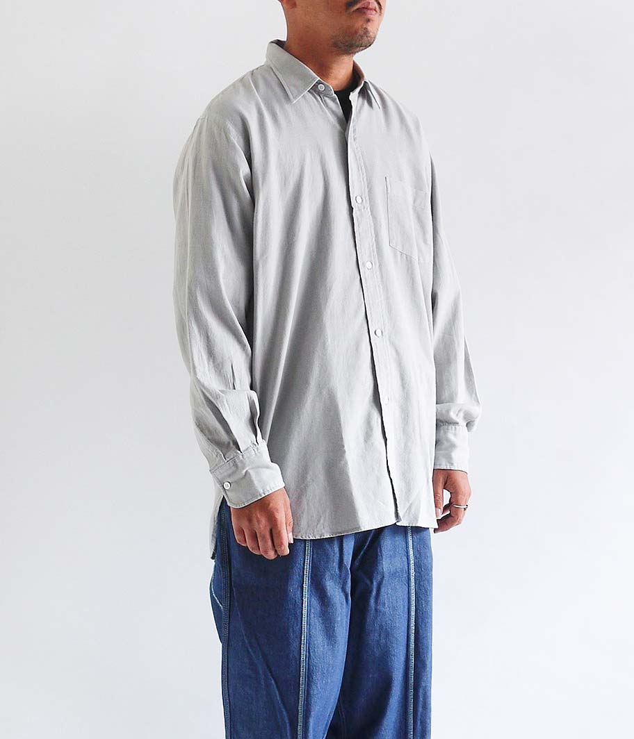 HERILL Cotton Cashmere Brush Regulercollar [GRAY] - Fresh Service