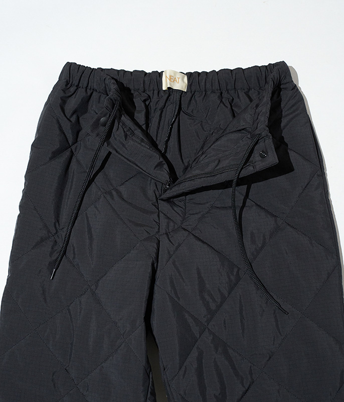 NEAT Rhombus Quilting Track Pants [BLACK] - Fresh Service